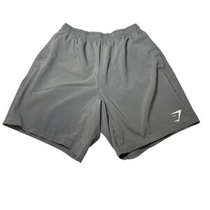Gymshark Arrival Shorts Mens Medium Grey Athletic Gym Training Pockets A2A1L